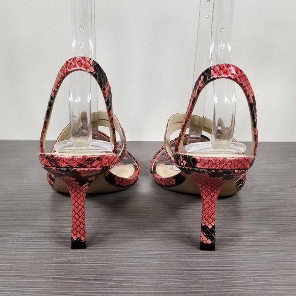 Vince Camuto Savesha Slingback Sandal, Watermelon Leather Womens Size 8.5 M / 39 - Picture 5 of 14